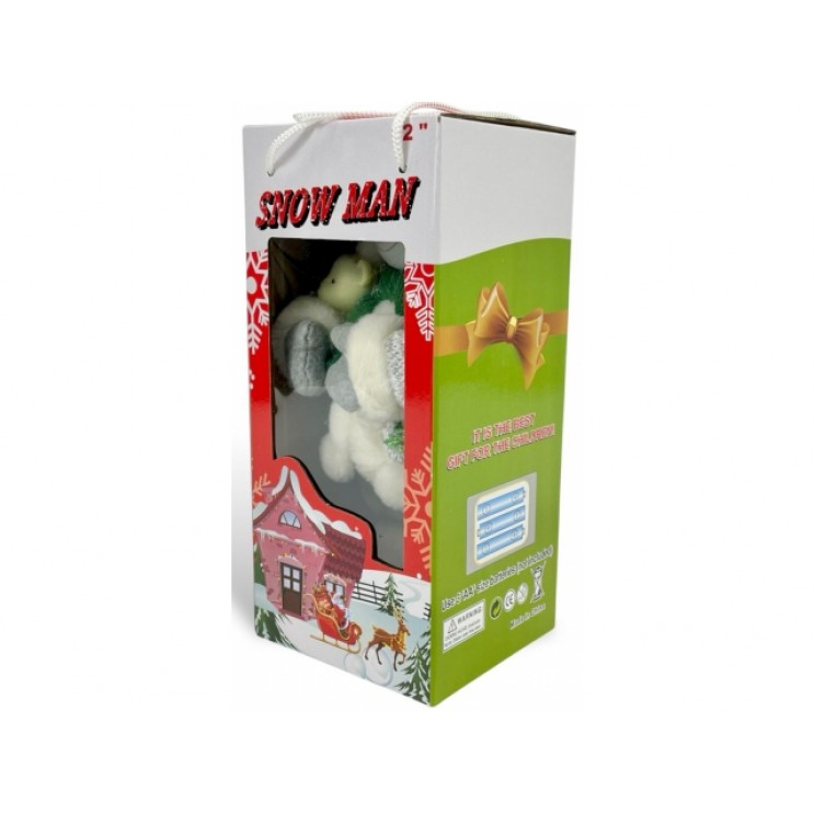 Om de zapada Premium,Dansator,muzical si luminos,32 cm,Ursulet