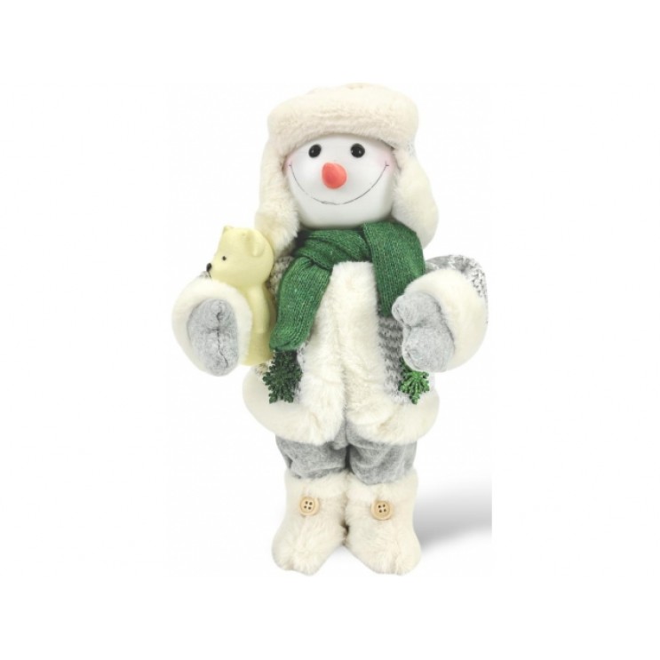 Om de zapada Premium,Dansator,muzical si luminos,32 cm,Ursulet