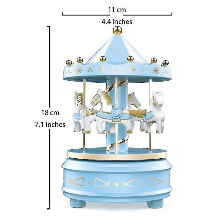 Carusel Muzical Rotativ, Cutie Muzicala, 10x18cm