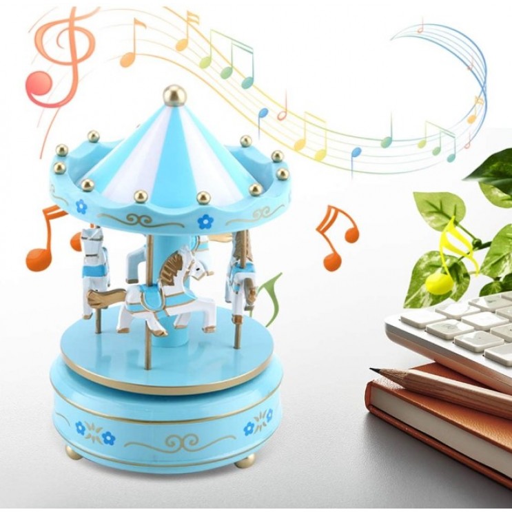 Carusel Muzical Rotativ, Cutie Muzicala, 10x18cm