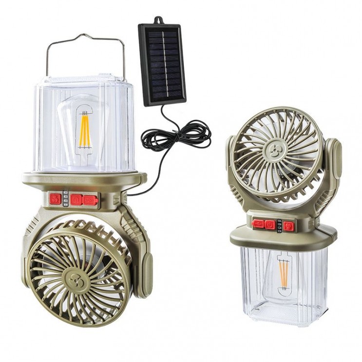 Lampa Camping si Ventilator cu Panou Solar si USB – Lanterna LED Portabila, Ventilator 180°, Reincarcabila, Ideala pentru Camping, Pescuit si Urgente Lampa Camping si Ventilator cu Panou Solar si USB – Lanterna LED Portabila, Ventilator 180°, Reincarcabila, Ideala pentru Camping, Pescuit si Urgente