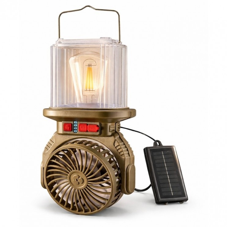 Lampa Camping si Ventilator cu Panou Solar si USB – Lanterna LED Portabila, Ventilator 180°, Reincarcabila, Ideala pentru Camping, Pescuit si Urgente Lampa Camping si Ventilator cu Panou Solar si USB – Lanterna LED Portabila, Ventilator 180°, Reincarcabila, Ideala pentru Camping, Pescuit si Urgente