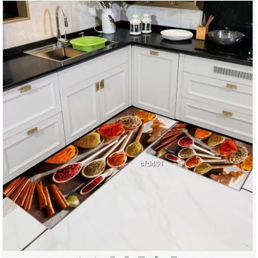 ​Set 2 covoare bucatarie antiderapante 