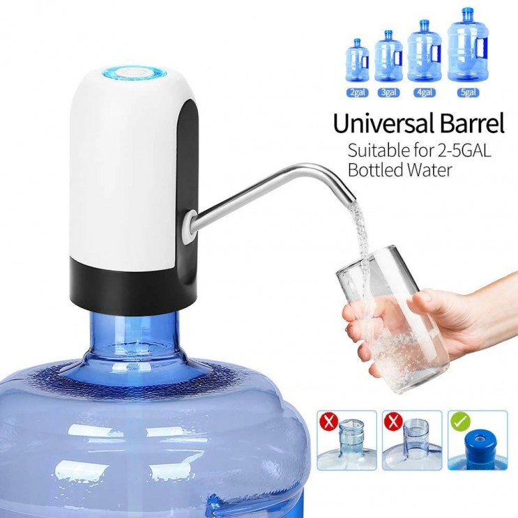 Dispenser de apa electric ,reincarcabil, cu alimentare USB