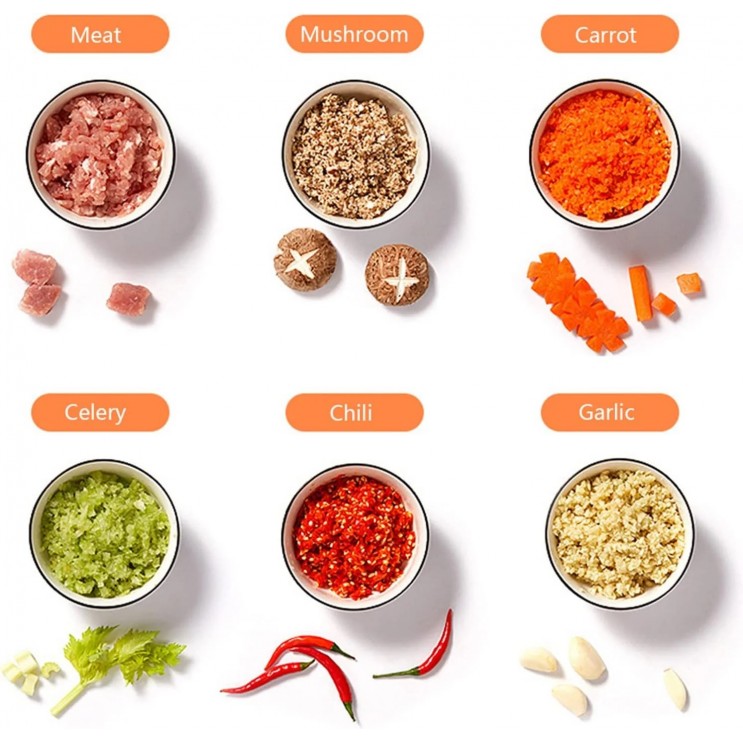 Tocator electric carne si legume, 4 lame inox, 2 viteze, 3L, bol inox