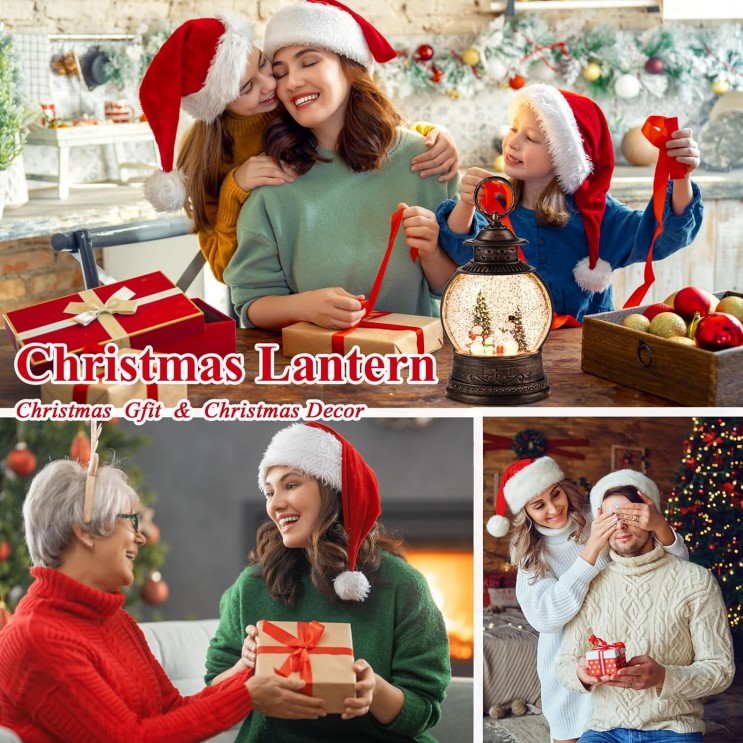 Felinar LED Luminos Rotnd Plat Premium ,Muzical cu Baterii Si USB cu zapada si tematica de Craciun Felinar LED Luminos Rotnd Plat Premium ,Muzical cu Baterii Si USB cu zapada si tematica de Craciun