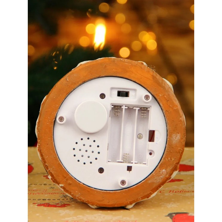 Brad de Crăciun Turtă Dulce Cu Muzică, Lumini Si Trenuleț Animat