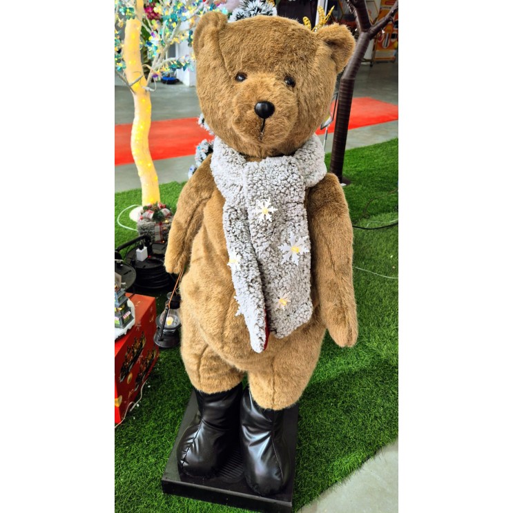 Figurina Mare Urs Premium, Haina din Catifea cu Senzor de miscare si muzica,Animat 110CM Figurina Mare Urs Premium, Haina din Catifea cu Senzor de miscare si muzica,Animat 110CM