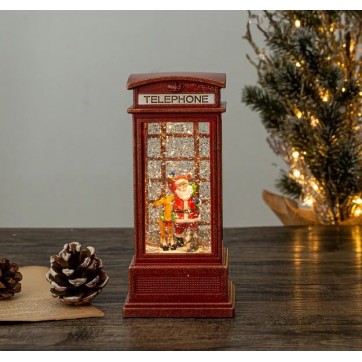 Felinar Luminos LED Muzical cu Ventilator,Cabina Telefonica,cu USB sau Baterii